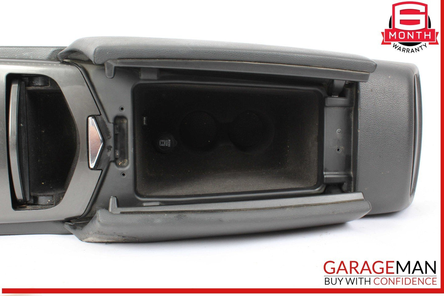 14-17 Maserati Ghibli Center Console Armrest Storage Tray Compartment OEM