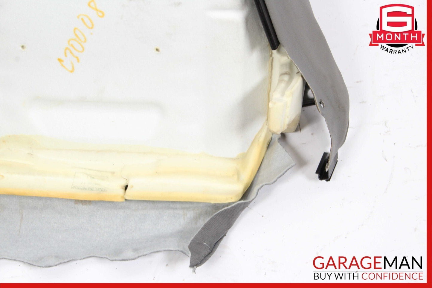 08-14 Mercedes W204 C300 Sedan Front Right Side Top Upper Seat Cushion Grey