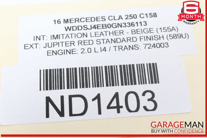 14-19 Mercedes W117 CLA250 Front Right or Left Dash AC A/C Air Vent Trim Grill