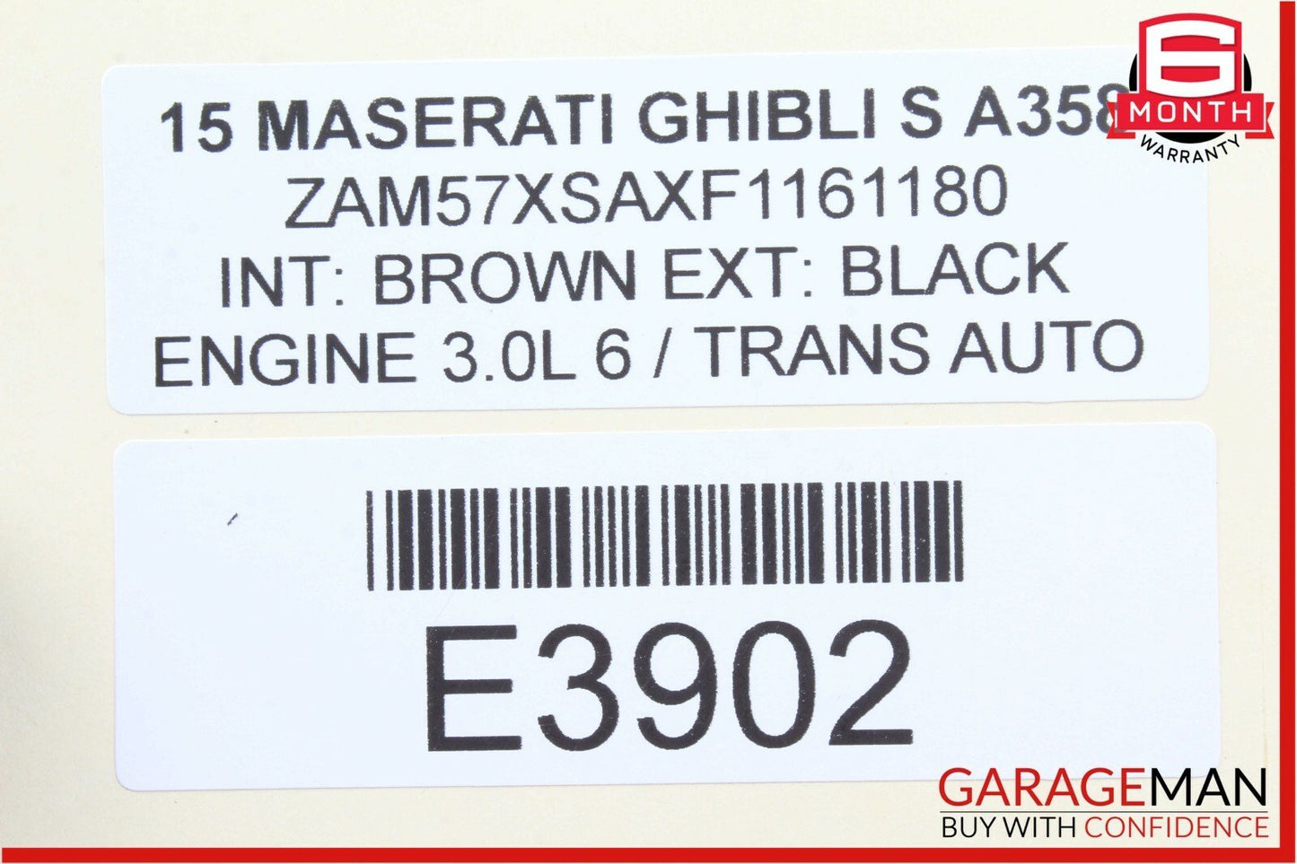 14-17 Maserati Ghibli Steering Column Control Switches Assembly Black OEM