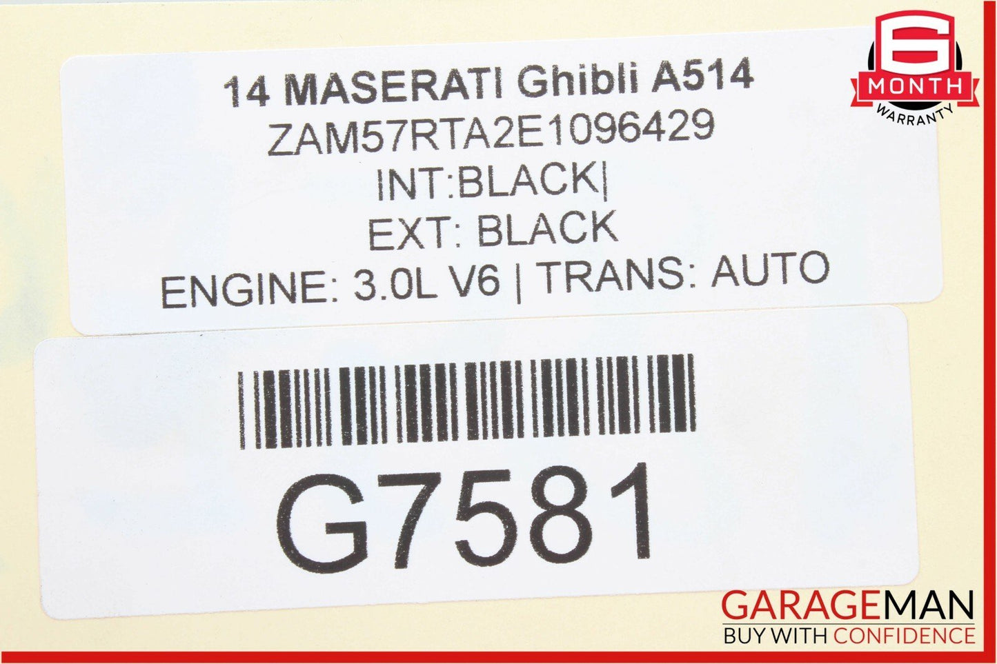 14-17 Maserati Ghibli Anti Theft Horn Siren Alarm with Mounting Bracket OEM