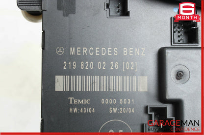 06-11 Mercedes W219 CLS500 CLS550 Rear Left Driver Side Door Control Module OEM