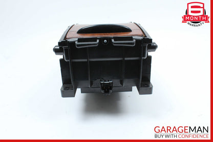 06-11 Mercedes W219 CLS550 Rear Center Console Armrest Arm Rest Wood OEM