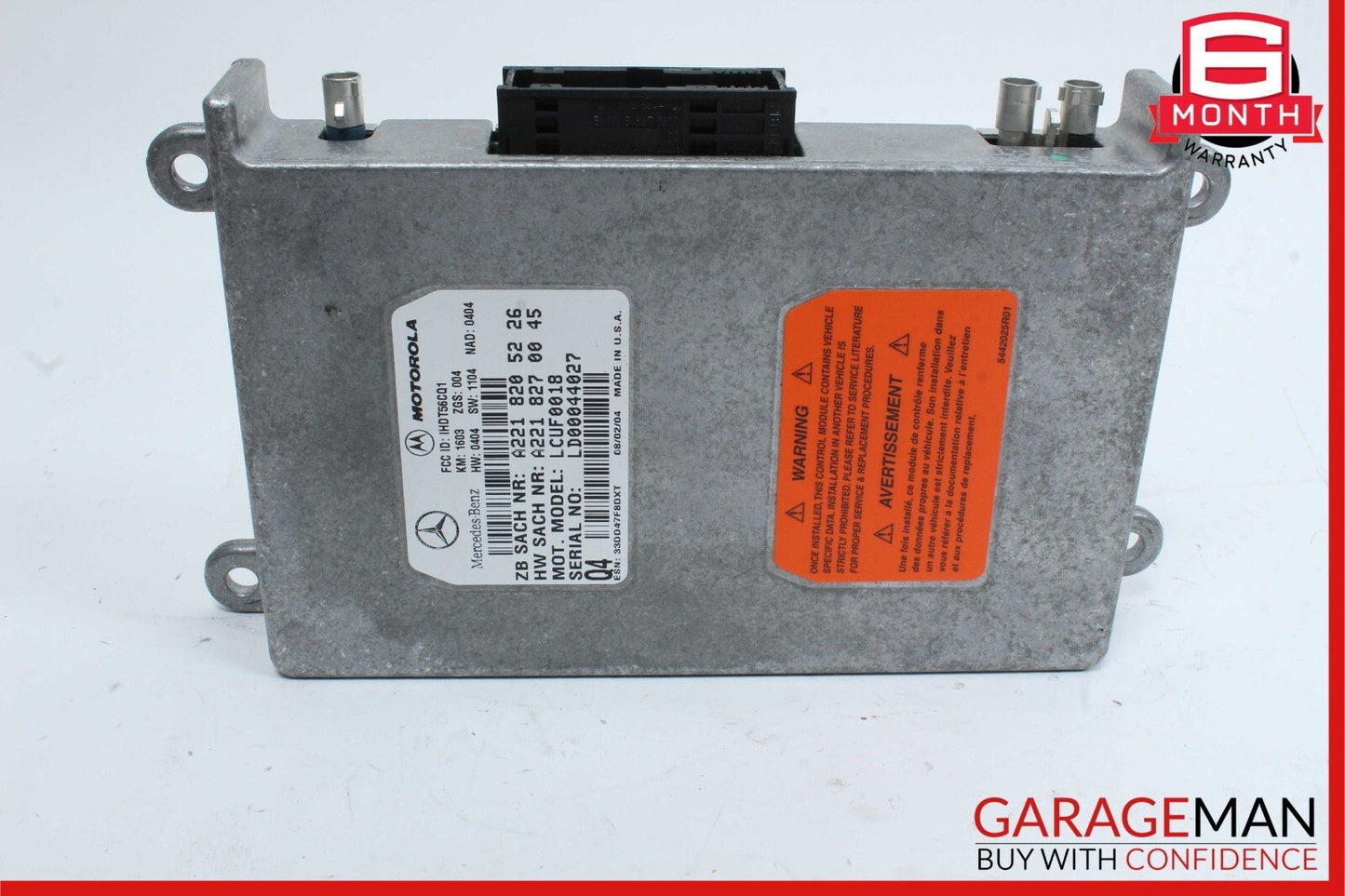 05-14 Mercedes W209 CLK500 GL450 Voice Communication Control Module OEM