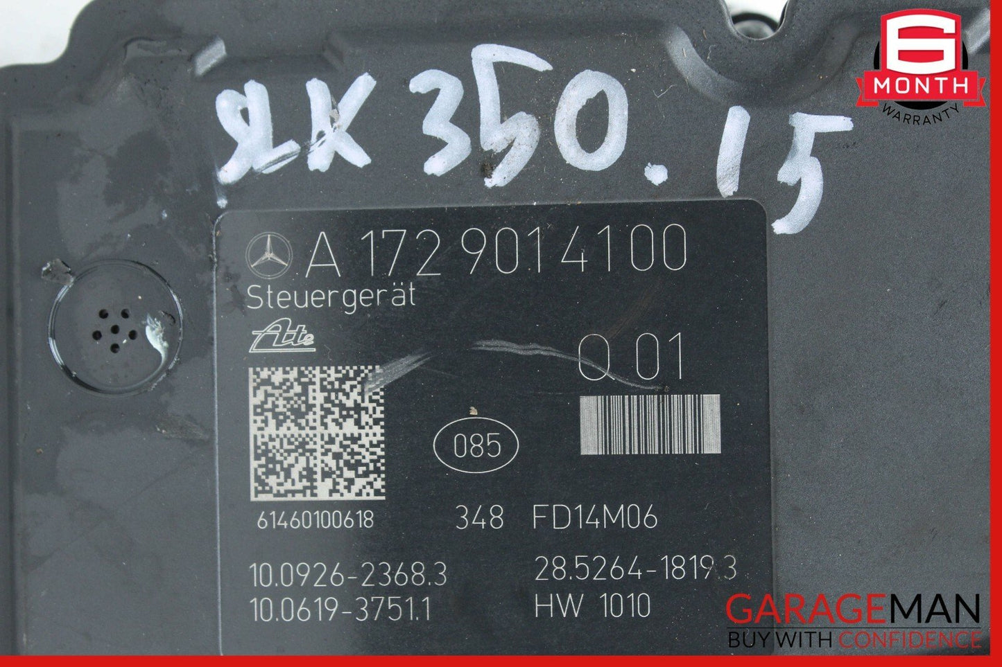 13-15 Mercedes R172 SLK350 GLK350 C300 ABS Anti Lock Pump Brake Module OEM
