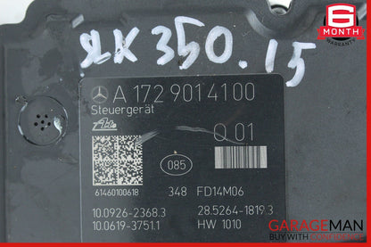 13-15 Mercedes R172 SLK350 GLK350 C300 ABS Anti Lock Pump Brake Module OEM