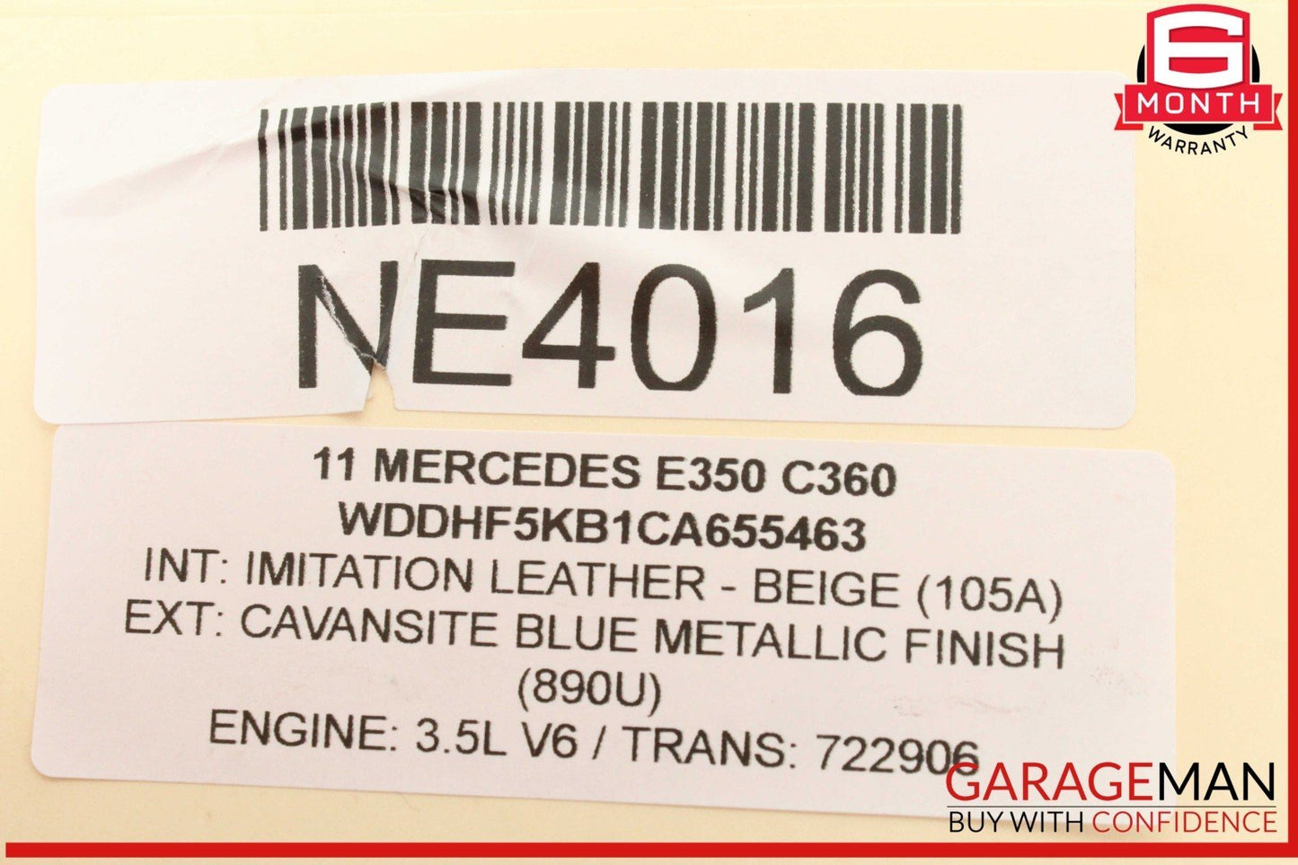 08-16 Mercedes W212 E350 C300 C350 Left or Right Engine Mount 2042400917 OEM
