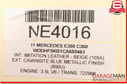 08-16 Mercedes W212 E350 C300 C350 Left or Right Engine Mount 2042400917 OEM