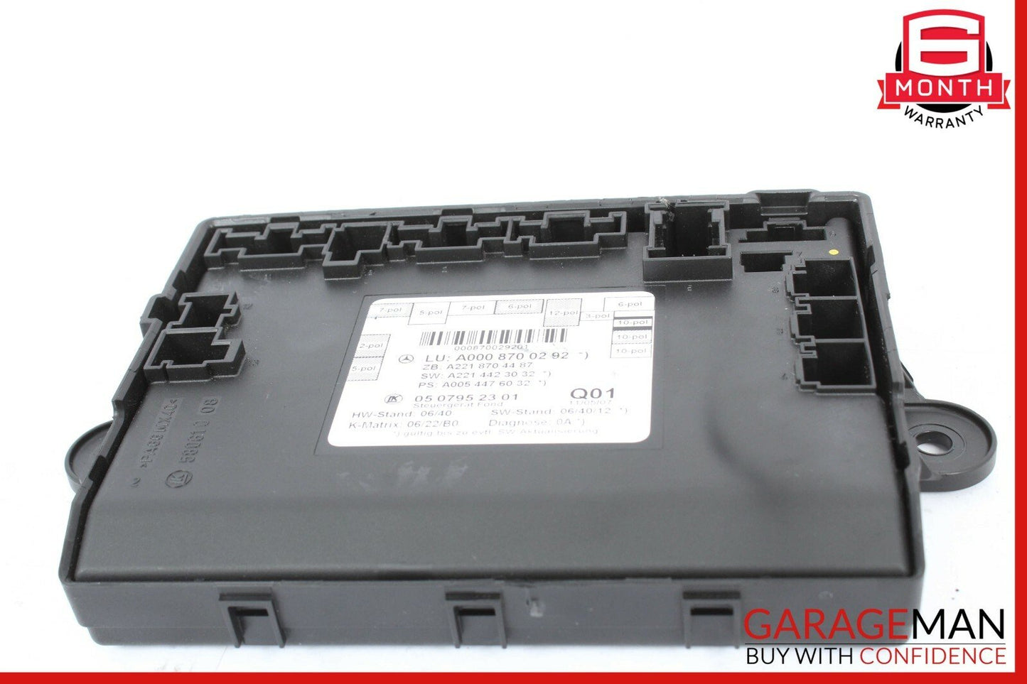 07-13 Mercedes W221 S600 S63 AMG Rear Right / Left Side Door Control Module Unit