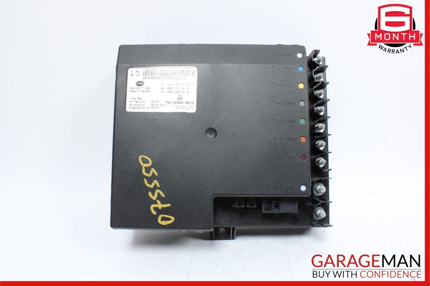 07-14 Mercedes W221 S550 CL550 Electric Power Supply Controller Fuse Box Module