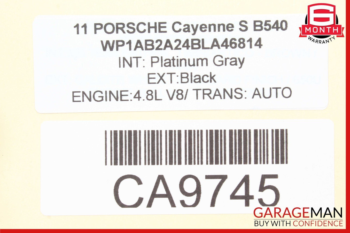 11-17 Porsche Cayenne S 958 Front Left Dash AC A/C Air Vent Trim Cover Grille