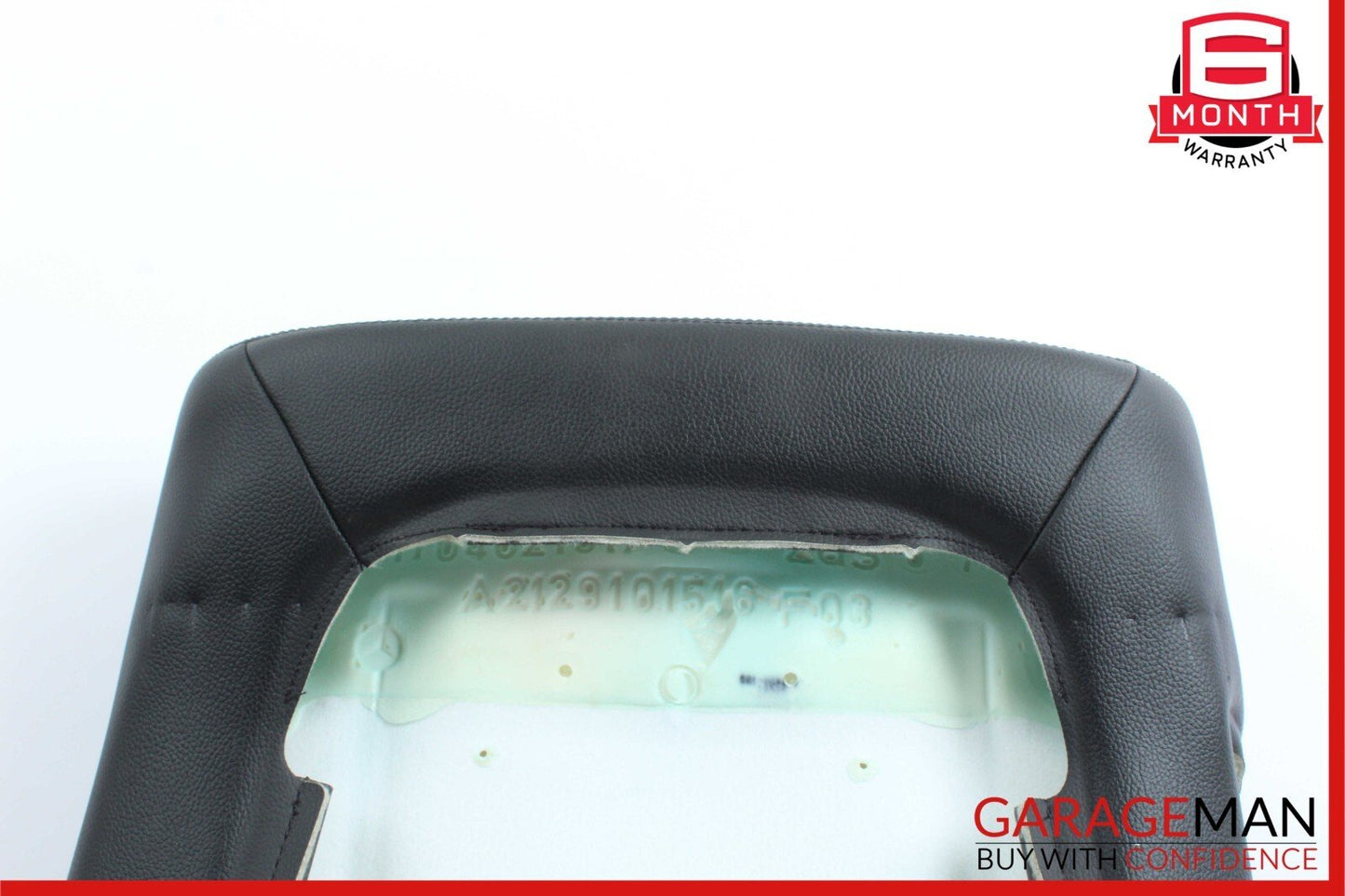 10-16 Mercedes W212 E300 E350 Front Right Side Top Upper Seat Cushion Black OEM