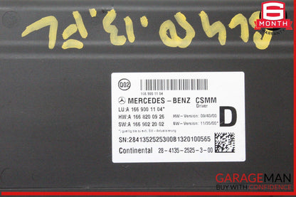 13-19 Mercedes X166 GL450 GL550 Front Left Side Seat Control Module Unit OEM
