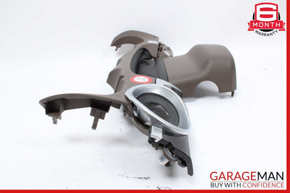 11-18 Porsche Cayenne 958 S Steering Column Dash Trim Cover Panel Brown OEM