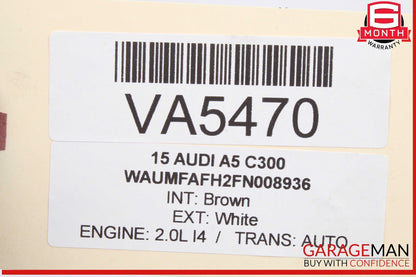 13-16 Audi A5 A4 Power Brake Booster Master Cylinder w/ Reservoir 8K0612103N OEM