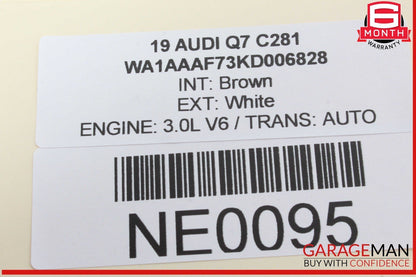 17-24 Audi Q7 Rear 3rd Row Left / Right Seat Release Switch Button 4M0959861B