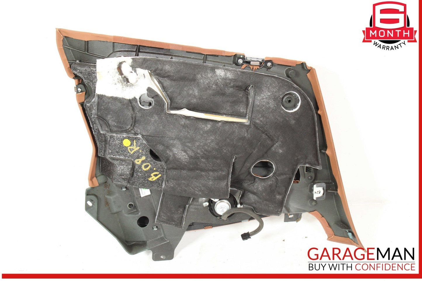 07-11 Bentley Continental GTC Rear Right Side Interior Door Panel Brown OEM