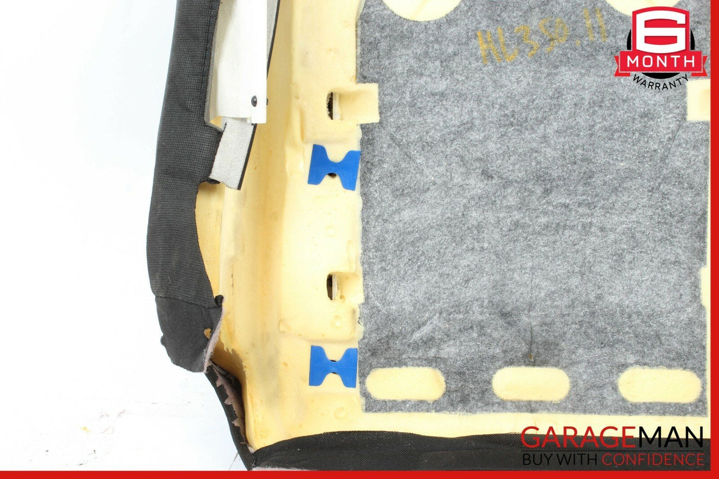 09-13 Mercedes W164 ML350 R350 Front Left Side Upper Seat Cushion Black OEM
