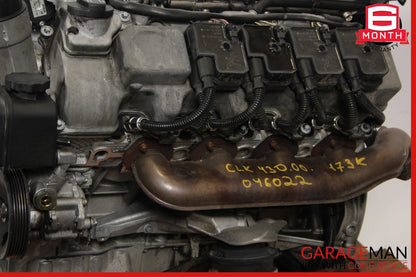 Mercedes W208 CLK430 S430 4.3L V8 M113 Complete Engine Motor Block Assembly 173k