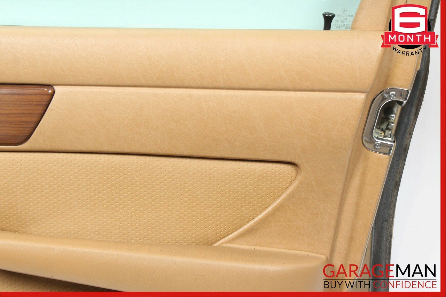 86-91 Mercedes W126 420SEL Front Right Side Door Shell Panel Assembly Beige OEM
