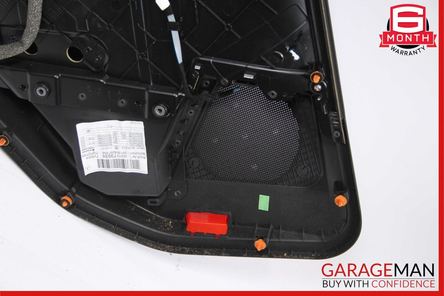 10-15 Mercedes X204 GLK350 Rear Right Passenger Side Interior Door Panel Black