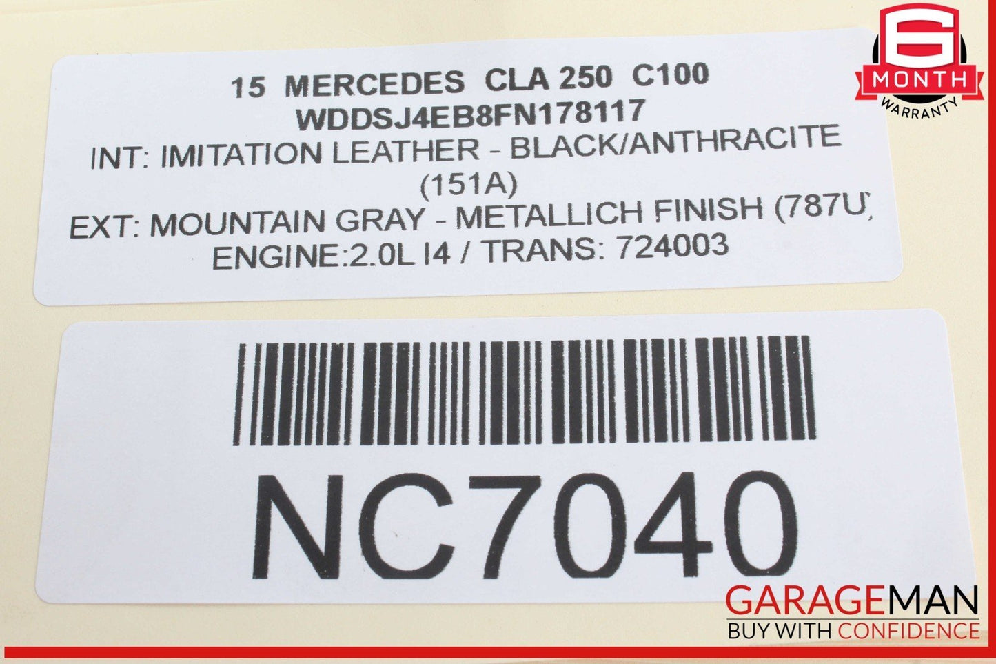 14-19 Mercedes W117 CLA250 GLA250 Throttle Accelerator Gas Pedal w/ Sensor OEM