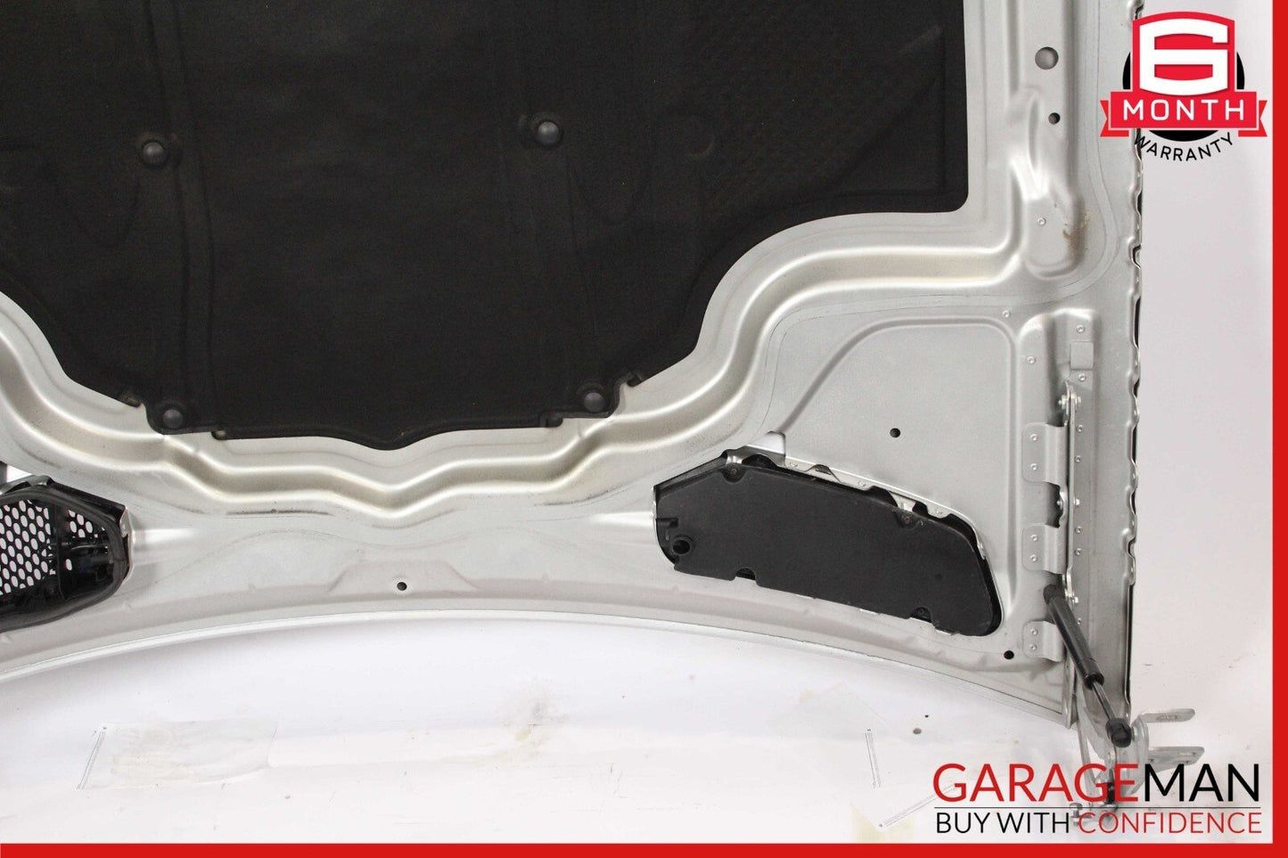03-08 Mercedes R230 SL500 Front Hood Bonnet Cover Panel Assembly Silver OEM