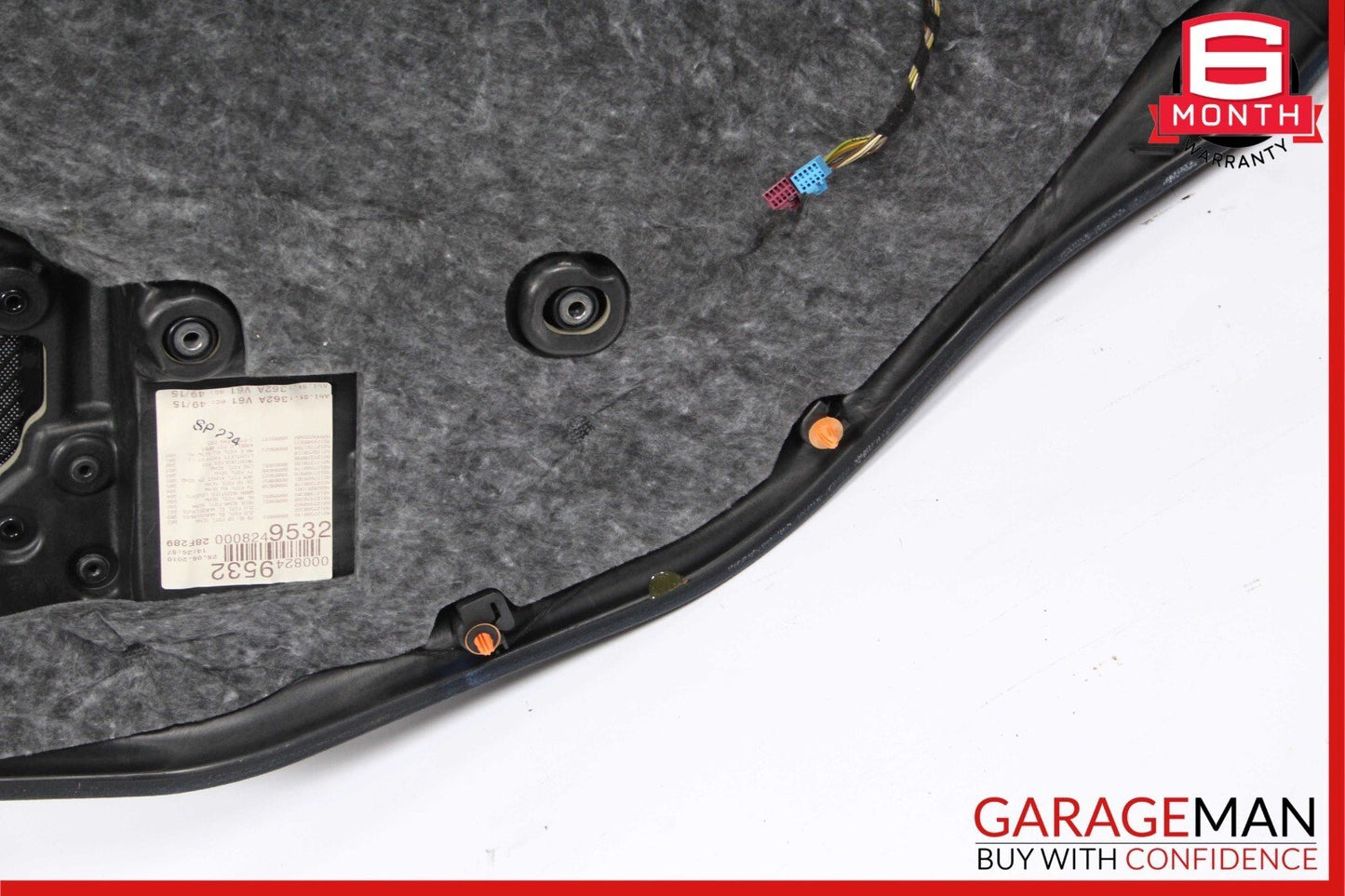 10-13 Mercedes W212 E350 E550 Rear Left Side Interior Door Panel Anthracite