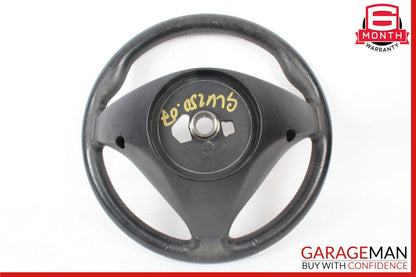 05-11 Mercedes R171 SLK280 C230 Sport 3 Spoke Steering Wheel Leather Black