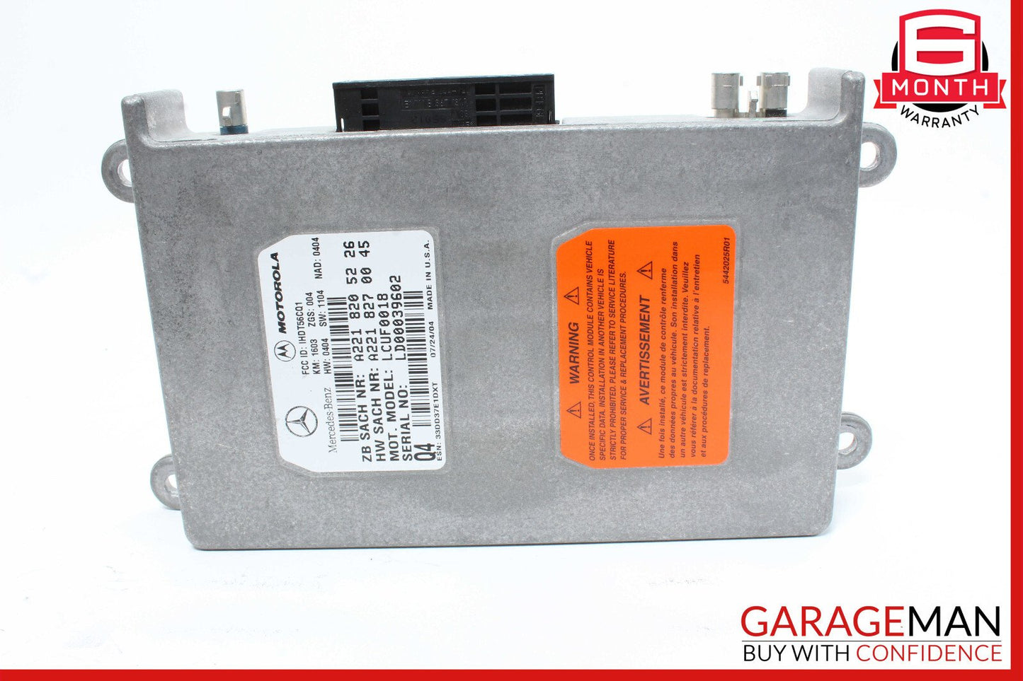 Mercedes W209 CLK320 SL550 CL550 Voice Communication Control Module OEM
