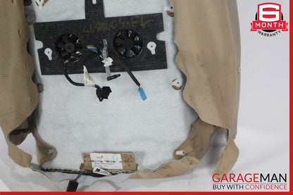 07-14 Mercedes W216 CL550 Front Right Top Upper Seat Cushion Cover Brown