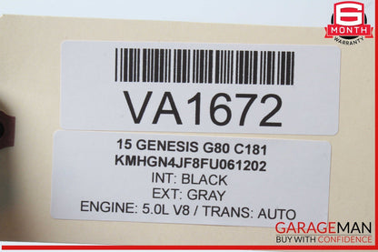15-16 Hyundai Genesis G80 Automatic Transmission TCU Control Module Unit OEM