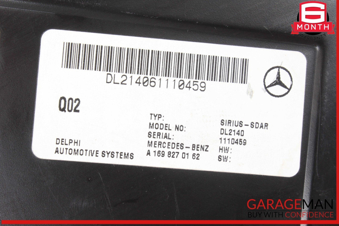 03-09 Mercedes W220 S500 4MATIC Sirius Satellite Radio Receiver 1698270162 OEM