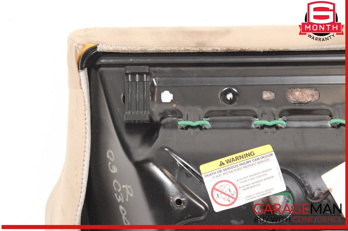 08-14 Mercedes W204 C300 C350 Front Right Side Lower Bottom Seat Cushion OEM