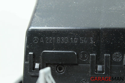 07-13 Mercedes W221 S450 S550 Rear Center Console A/C Air Vent Trim Panel Wood
