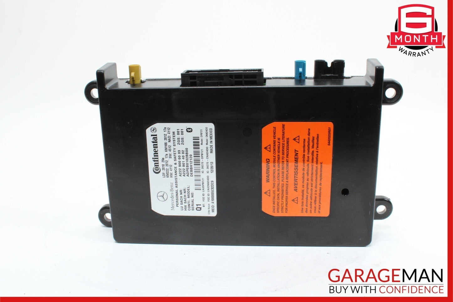 12-20 Mercedes R172 SLK250 GLA250 E550 SL400 Communication Control Module Unit