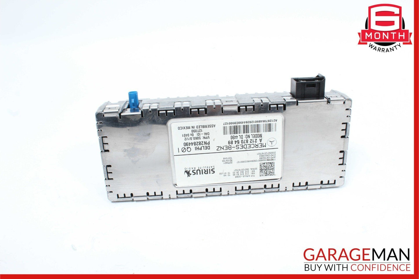 10-17 Mercedes W204 C300 CLS550 Sirius Satellite Radio Receiver 2128705689 OEM