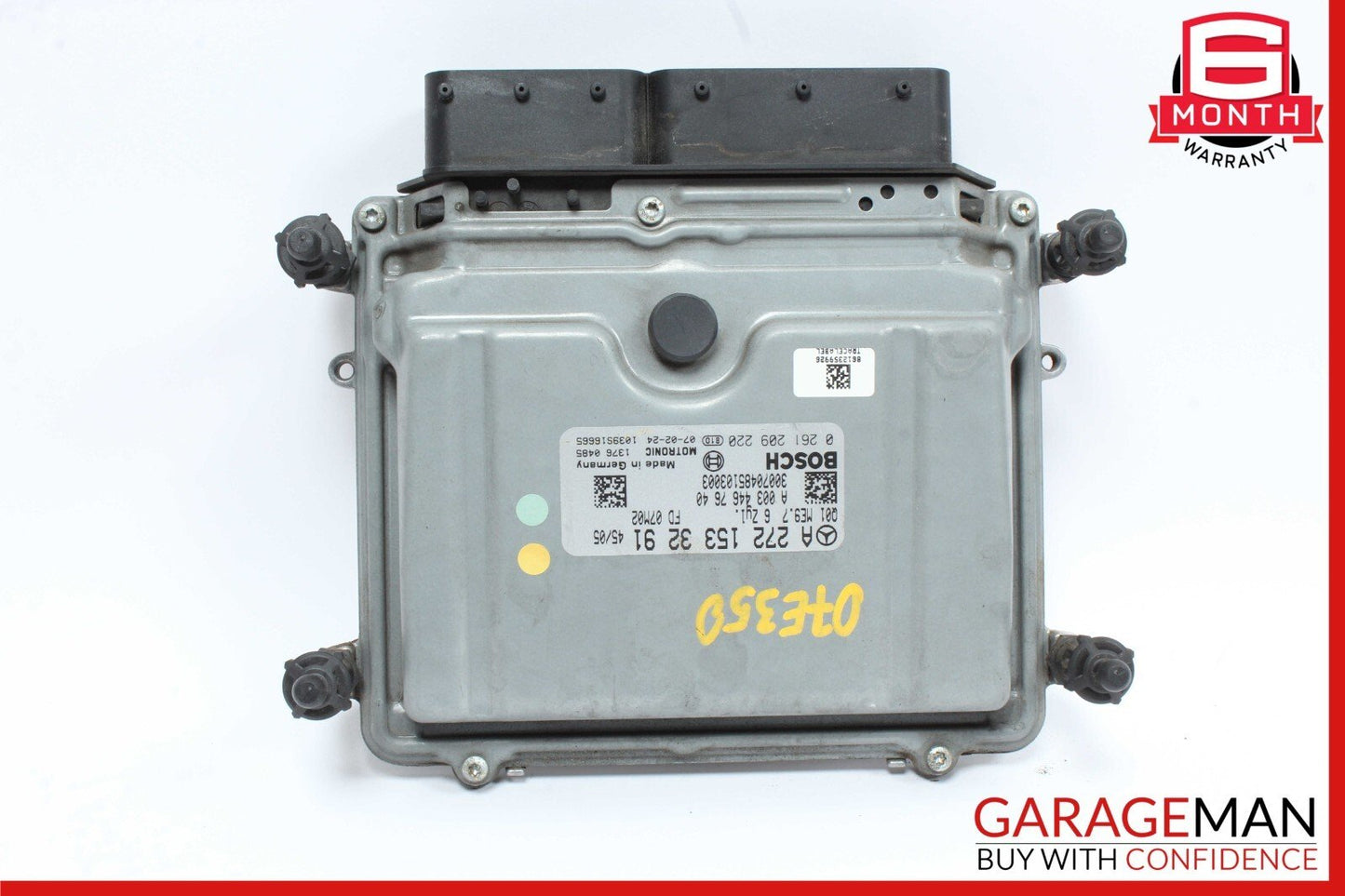05-12 Mercedes W211 E350 SLK350 3.5 M272 ECU Engine Control Module Flashed
