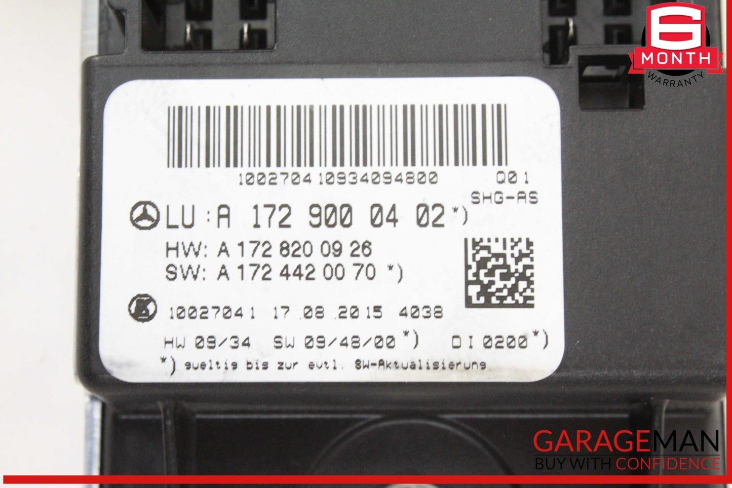 11-20 Mercedes W212 E400 SLC300 SL550 Seat Airscarf Control Module Unit OEM