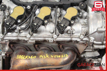 10-12 Mercedes X204 GLK350 3.5L M272 Engine Motor Block Assembly 143k