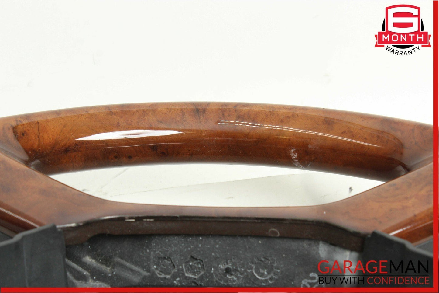 10-13 Mercedes W221 S400 S550 S600 S65 AMG 4 Spoke Steering Wheel Brown Wood OEM