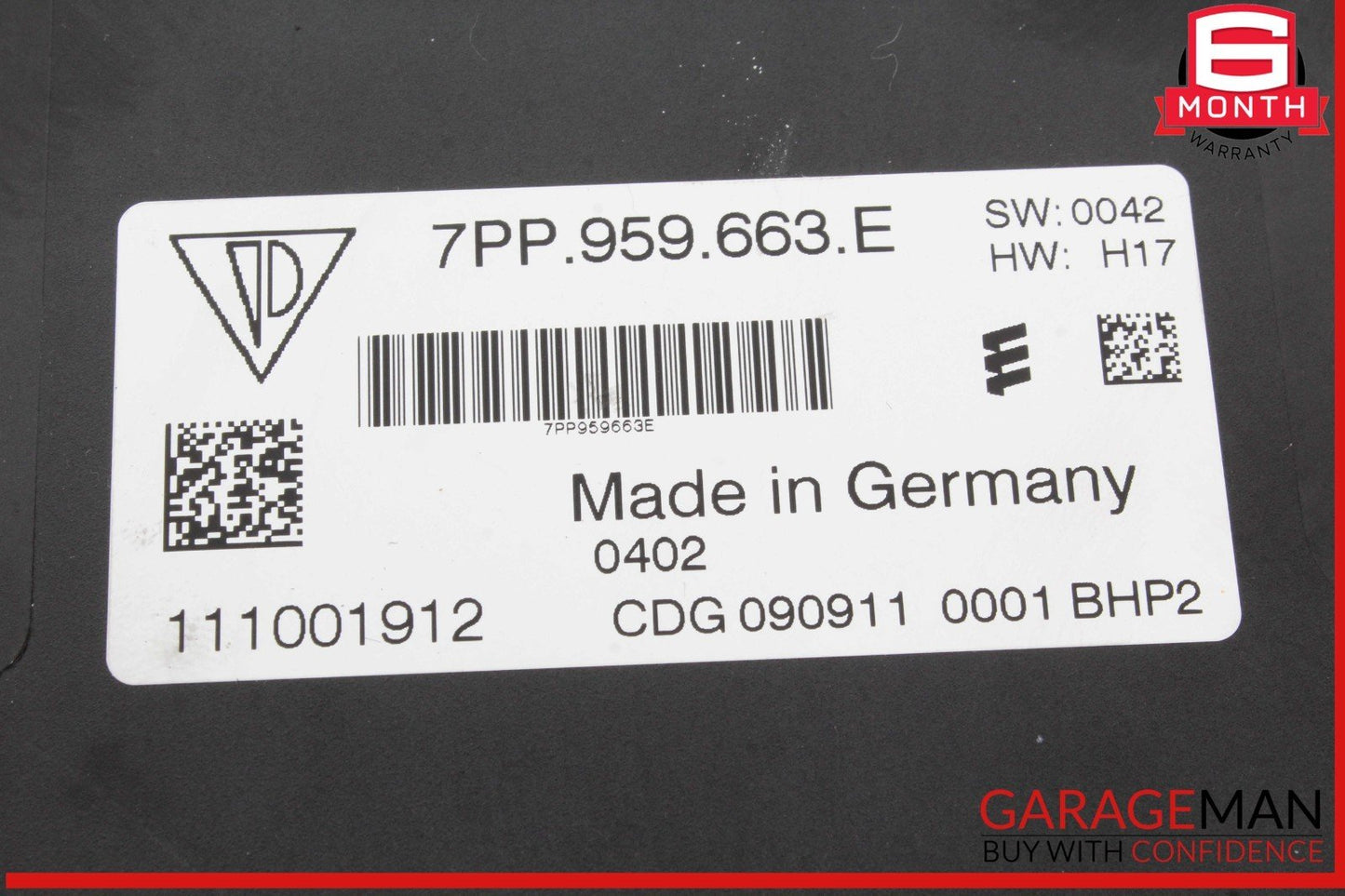 10-18 Porsche Panamera 970 Voltage Stabiliser Converter Control Module Unit OEM