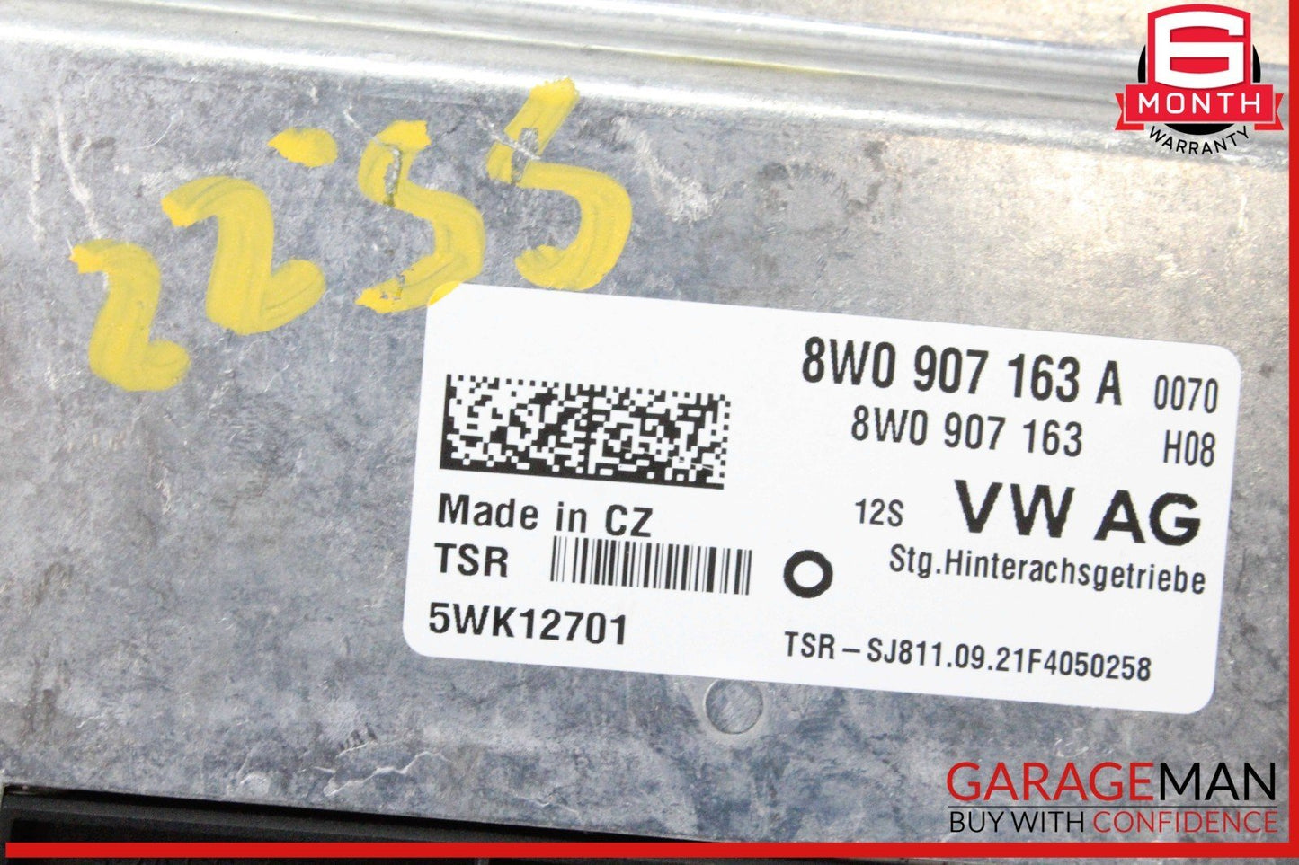 18-24 Audi S5 A5 Rear Differential Control Module Unit 8W0907163A OEM
