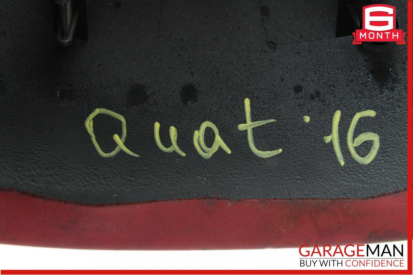14-18 Maserati Quattroporte Rear Center Console Back Panel Trim Cover Red OEM