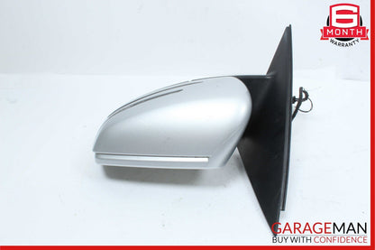 12-14 Mercedes W204 C250 Front Left Side Mirror Rear View Door Silver OEM