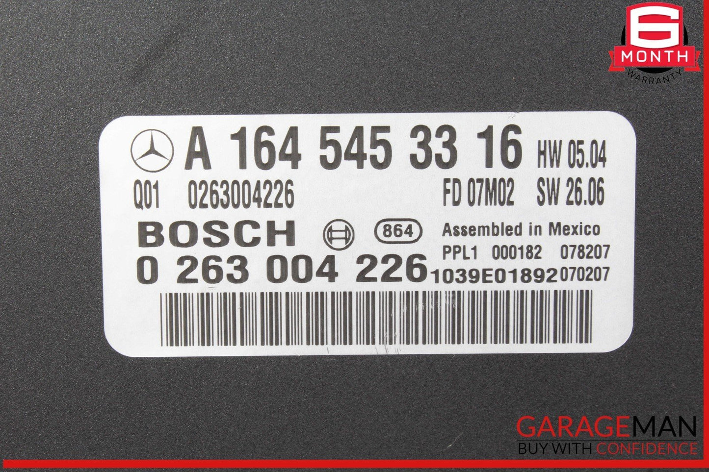 06-10 Mercedes X164 GL450 4MATIC Parktronic Park Assist Control Module OEM