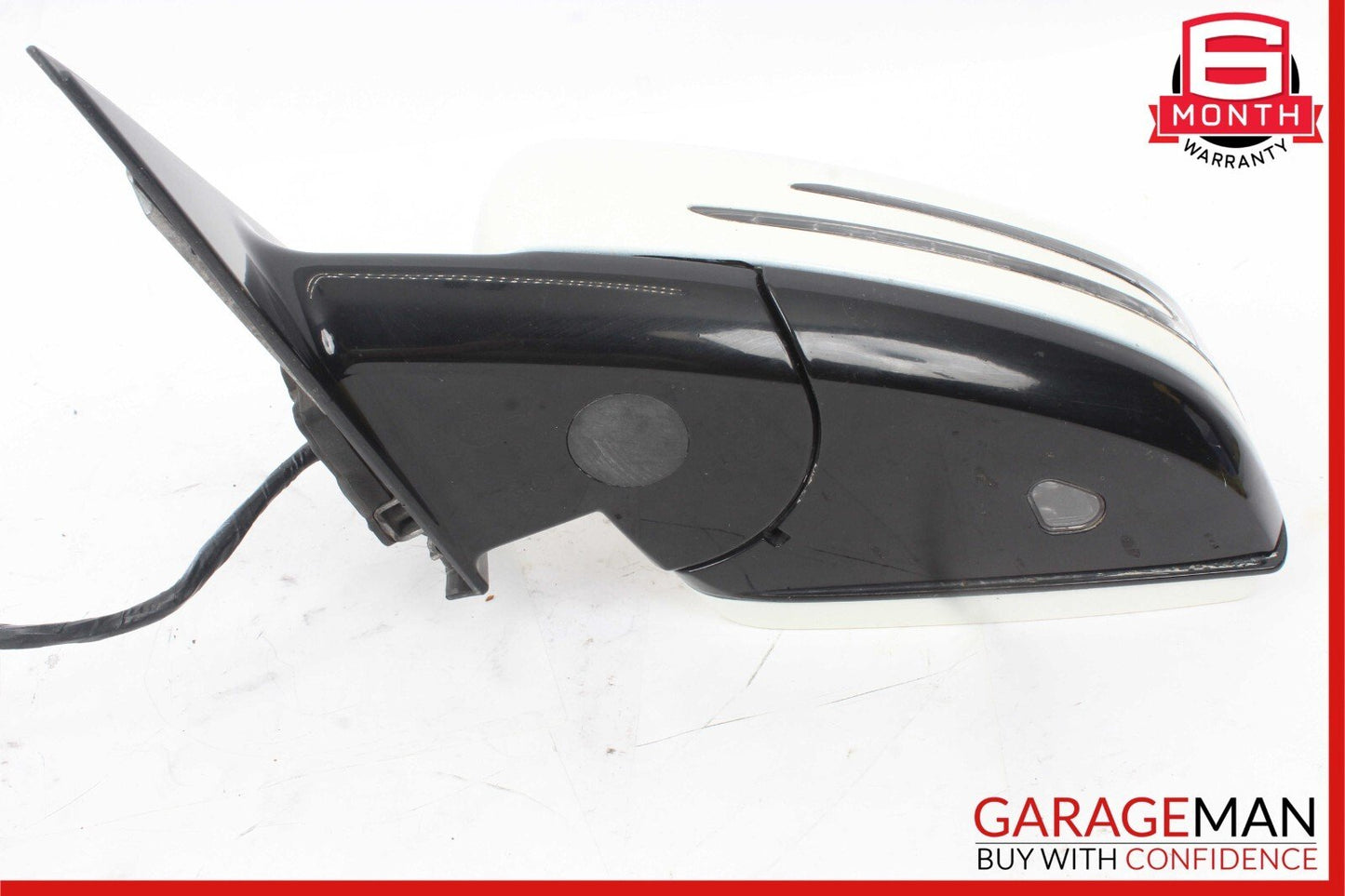 10-13 Mercedes W221 S63 AMG Front Left Driver Side Mirror Door Rear View White