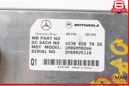 06-12 Mercedes X164 GL450 4MATIC Communication Control Module 2308207026 OEM