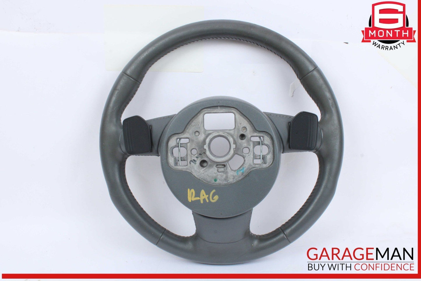 12-18 Audi A6 A7 Front Left Driver Side Steering Wheel w/ Paddle Shifters Black