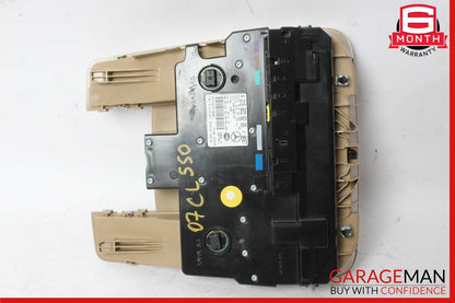 07-10 Mercedes W216 CL550 S550 Upper Overhead Dome Light Sunroof Control OEM
